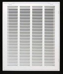 16" X 18" Steel Air Filter Grille - White