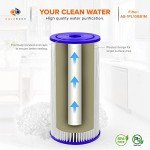 Aquaboon 1 Micron Pleated Whole House Filter 4-Pack