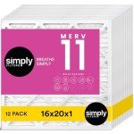 16x20x1 Air Filters MERV 11, 12 Pack