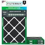 Air Filter MERV 8 Odor Eliminator - 3-Pack