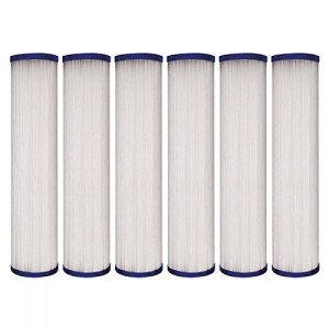 30 Micron Pleated Polyester Water Filter 6-Pack
