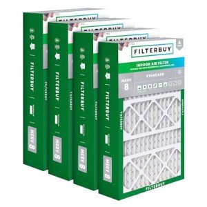 17x26x4 MERV 8 Air Filters - 4-Pack