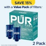 PUR PLUS Faucet Mount Filter 2-Pack - Blue