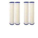 4 Pack Pleated Sediment Water Filter Cartridges