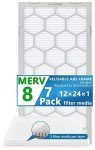 OlitAir MERV 8 12x24x1 Air Filter 7-Pack