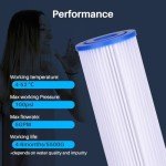 6 Pack Pleated Water Filter Cartridges
