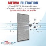 14x24x1 Washable Electrostatic Air Filter - MERV 8