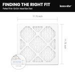 Komashr 12x12 Air Filter MERV 8 - 4-Pack