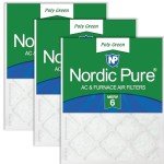 Nordic Pure 18x30x1 MERV 6 Air Filter 3-Pack