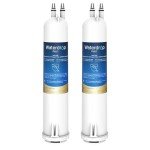 Waterdrop Plus EDR3RXD1 Refrigerator Water Filter, 2 Pack