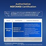 Waterdrop Plus EDR3RXD1 Refrigerator Water Filter, 2 Pack