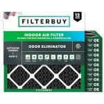 12-Pack MERV 8 Air Filters with Odor Control