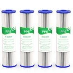 20 Micron 10" x 2.5" Water Filters - 4-Pack