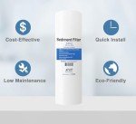 10" 20 Micron Sediment Water Filter Cartridge Pack
