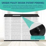 2 Pack MERV 13 16x25x4 Replacement Air Filters