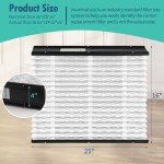 2 Pack MERV 13 16x25x4 Replacement Air Filters