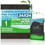 Universal Carbon Air Filter Replacement Sheet - 24x24
