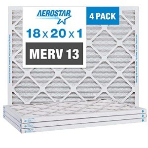 Aerostar 14x16x1 MERV 8 Air Filters - 6 Pack