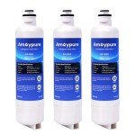 Amoypure Water Filter Replacement for Bosch - 3 Pack
