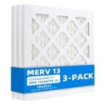 6-Pack 18x25x1 MERV 13 Pleated Air Filters