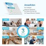 AmazEden 16x25x1 MERV 8 Pleated Air Filter 4-Pack
