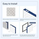 16x25x1 MERV 8 Carbon Air Filters (4 Pack)