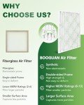 BOOGUAN 10x10x1 MERV 8 Pleated Filters - 4-Pack