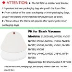 Dttery Foam & Felt Filter Kit for Shark Vacuums