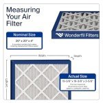 20x20x4 MERV 8 Pleated Air Filters - 2-Pack