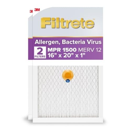 Filtrete Smart AC Air Filter 16x20x1, 2-Pack