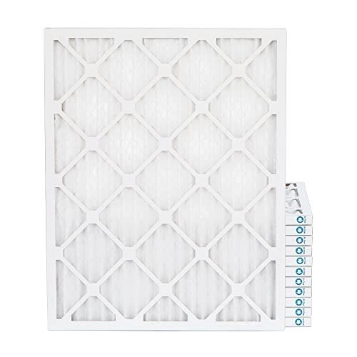 MERV 11 Pleated AC Air Filters - Case of 12