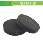 5-Pack Foam Filters for Bissell Powerforce Vacuums