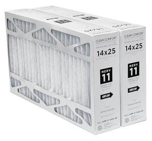 Clean Comfort MERV 11 Media Air Filter 14"x25