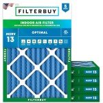 14x20x2 MERV 13 Air Filters - 5-Pack