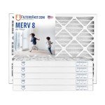 Pleated Air Filters 16x20x2 Merv 8 - 6 Pack