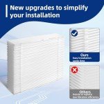 Senowi 4 Pack Replacement Furnace Filters MERV-10