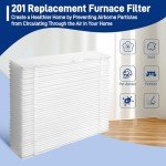 Senowi 4 Pack Replacement Furnace Filters MERV-10