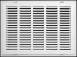 20" X 18" White Steel Air Filter Grille