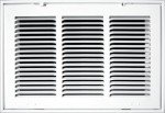 20" X 18" White Steel Air Filter Grille