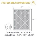 MervKing Pleated Air Filter 16x20x1 - 2-Pack