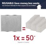 Demiwise Reusable Aluminum Air Filter, MERV 8