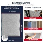 Demiwise Reusable Aluminum Air Filter, MERV 8