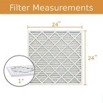 Purolator Key Pleat MERV 8 Air Filters (Pack of 6)