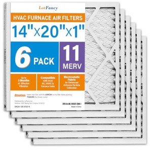 LotFancy MERV 11 Air Filters for Pets (6-Pack)