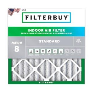 25x25x2 MERV 8 Pleated Air Filter