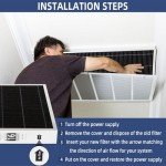 MERV 16 Activated Carbon Air Filter Replacement 20"x21"x5