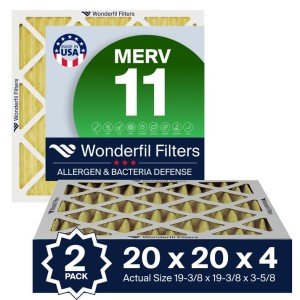 20x20x4 MERV 11 Air Filter (2-Pack)