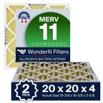 20x20x4 MERV 11 Air Filter (2-Pack)