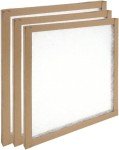 12x25x1 MERV 2 Non-Pleated Air Filters - 3 Pack