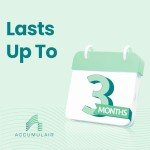 Accumulair Platinum MERV 11 Air Filter 4-Pack